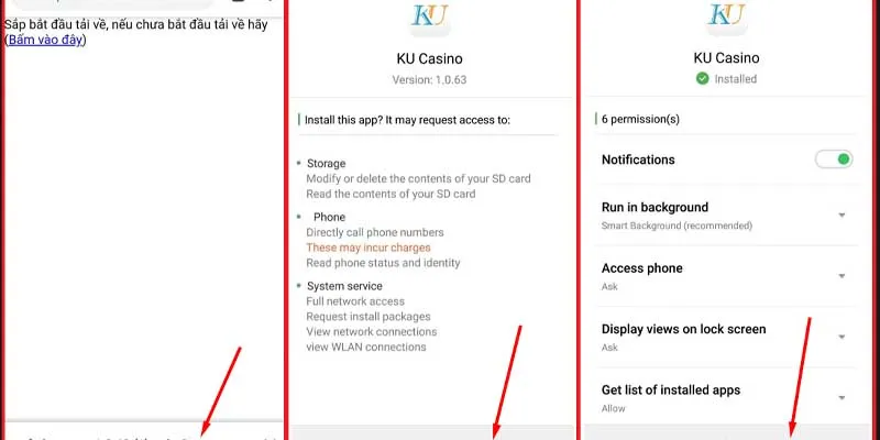 Sử dụng ứng dụng Kubet online trên trang web
